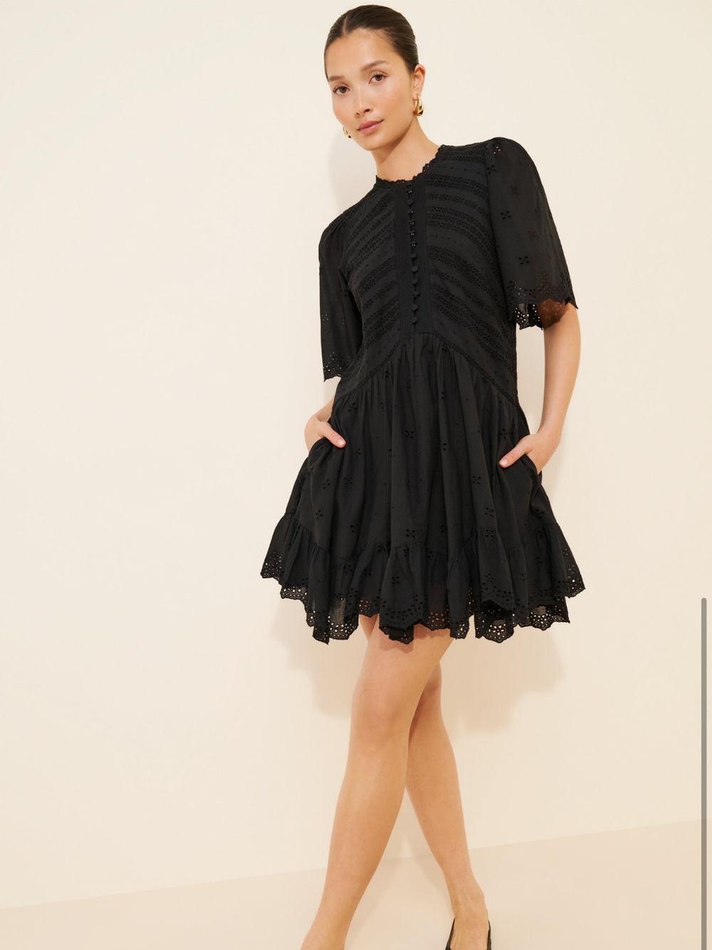 Madewell Priscilla Mini Dress NWOT - Picture 3 of 6